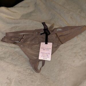 Victoria's Secret Tan Lace Panty